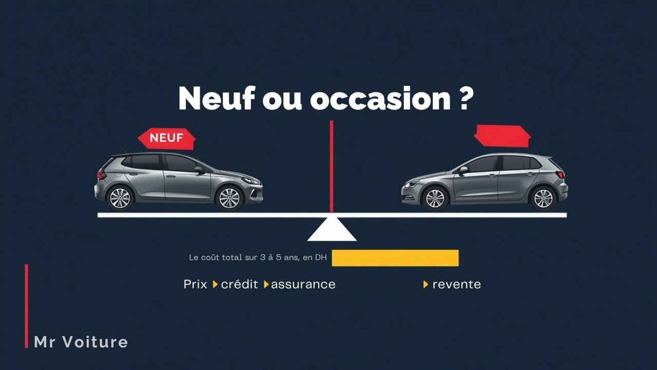 Neuf ou occasion ? Le coût total sur 3 à 5 ans