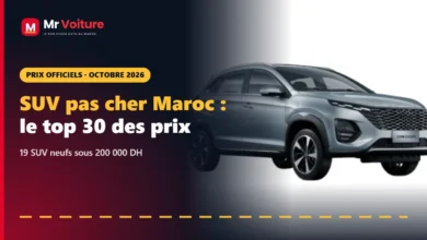 SUV pas cher Maroc : top 30 des prix